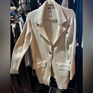 Free People Cream Sweater